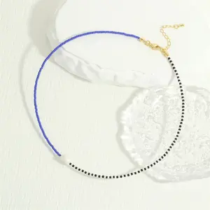 Breloques en acier inoxydable plaqué or 18 carats bijoux de style bohème classique pour femmes colliers de perles en pierres précieuses naturelles