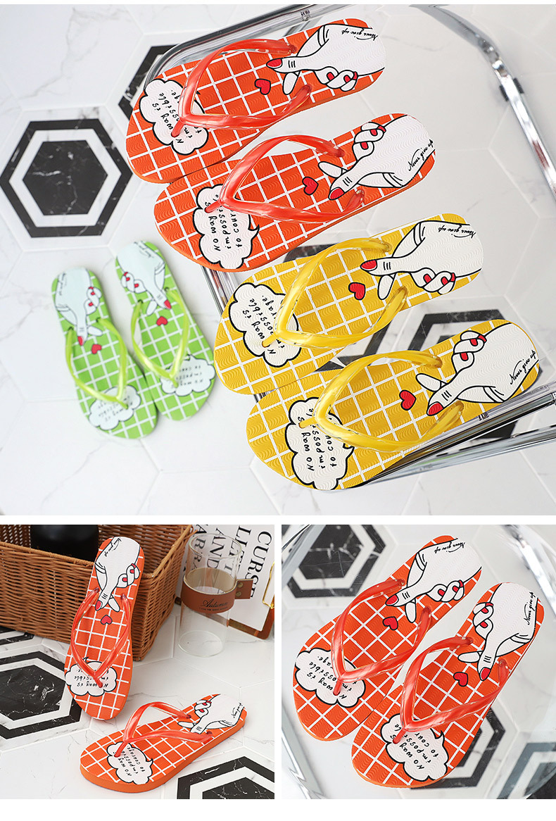Custom Logo Lady Beach Flipflops Anti-slip Pe Sole Sublimation Flip Flops Slippers
