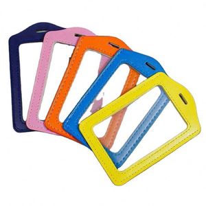 Porta Tarjetas de Identificación Vertical y Horizontal de Cuero PU Transparente a Precio Económico - Product Image 5