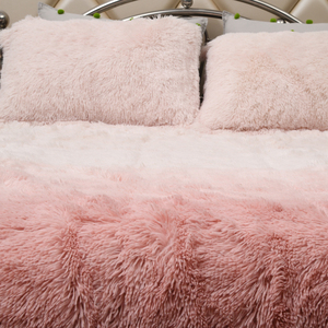 Couette en microfibre respirante ultra-douce pour la peau Ensembles de couettes de lit <span class=keywords><strong>boule</strong></span> de fourrure Literie de luxe - Product Image 3