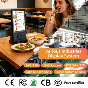 Kiosque de commande intelligent pour restaurant avec double écran Android de 8 pouces, lecteur publicitaire et batterie externe, pour augmenter les revenus et l'efficacité - Product Image 2