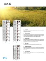 Alemania Stock Deye LiFePO4 ESS Batería de litio de almacenamiento de alto voltaje 51,2 V 100Ah para sistema de energía solar