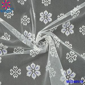 2025 personnalisé Nylon Spandex soie Tulle imprimé dentelle maille chaîne tricoté puissance maille tissu pour décontracté scène robe <span class=keywords><strong>jupe</strong></span> fil - Product Image 3