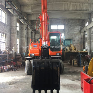 Excavadora de ruedas Doosan usada de alta calidad, maquinaria de movimiento de tierras de 15 toneladas, excavadora de segunda mano DH150 de alta calidad, gran oferta - Product Image 4