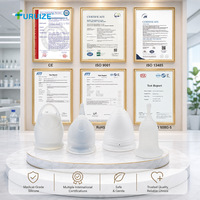 Furuize, fabricant certifié ISO 13485, coupe menstruelle écologique en silicone souple, alternative aux serviettes hygiéniques