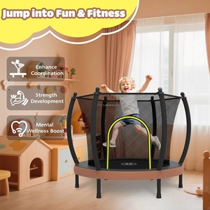 Zoshine-Mini <span class=keywords><strong>trampoline</strong></span> d'intérieur fiable avec <span class=keywords><strong>filet</strong></span> de sécurité à <span class=keywords><strong>360</strong></span> ° pour protéger les enfants sautant - Product Image 5