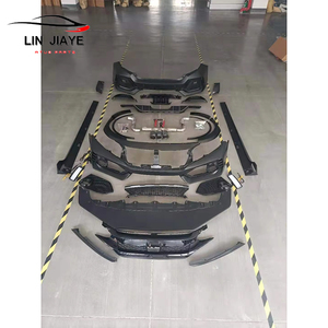 Pièces détachées pour <span class=keywords><strong>Honda</strong></span> <span class=keywords><strong>Civic</strong></span> <span class=keywords><strong>Type</strong></span>-<span class=keywords><strong>R</strong></span> 2016-2018 Kits carrosserie Sedan <span class=keywords><strong>Civic</strong></span> Pare-chocs avant Pare-chocs arrière Grille Jupes latérales Matériau PP - Product Image 3
