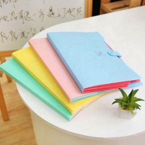 Lot de dossiers extensibles, organiseur de documents en accordéon, dossier en plastique pour papier A4, dossier extensible à 5 poches - Product Image 4