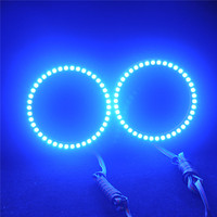 Kits d'anneaux pour voiture BMW Série 3 E46 Chevy Toyota Highlander 60mm 70mm 80mm 90mm Full Circle RGB Changing Halo Ring Angel Eyes