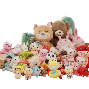 2025 yaratıcı toptan yumuşak 7-20CM peluş toplu oyuncaklar ayıklayacaktır hediye dolması hayvanlar şekil köpek ayı bebek pençe makine için Set - Product Image 3