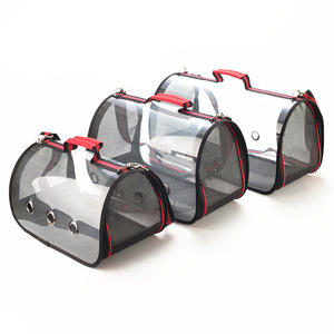 Transportadora Plegable para Mascotas Pauljet, Transparente, Transpirable, Semicircular, Bolsa de Viaje Portátil para Perros y Gatos, Capacidad 6500 - Product Image 1