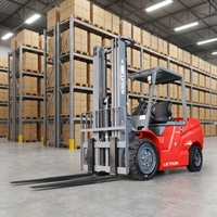 Montacargas Eléctrico Liftron CPD30L para Tareas de Movimiento de Carga en Exteriores en Campamentos de Manufactura