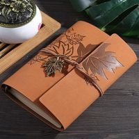 A6 Individuelles Notizbuch mit Weichem Kunstleder-Einband, Geprägtem Logo, Reisejournal, Planer, Elastischem Band, Loseblattbindung, A5-Format als Geschenk
