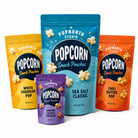 Groothandel Esdoorn Pecannoot Mix Zijvouwzak Folie Zip Lock Voedselveilige Snackverpakking Staande Pouch