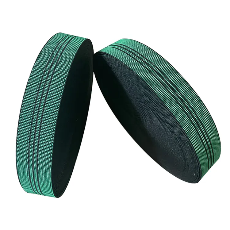 Huiteng kundenspezifische farbige gestreifte elastische Gürtelschnuren und solide farbige Jacquard-Bekleidungsbeutel Heimtextilien Schuhband