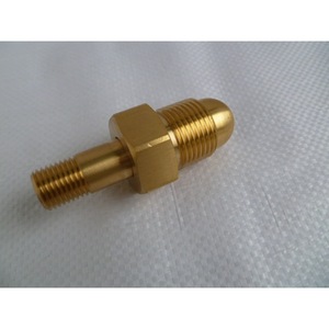Copper G58 Male Union Adapter External Ball Joint To M14 1.5 Gas Cylinder Hose Connector - Product Image 2