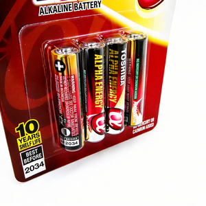 Pilas Alcalinas Cilíndricas <span class=keywords><strong>AAA</strong></span> de 1.5V LR03 800mAh para Linternas y Controles Remotos - Product Image 5
