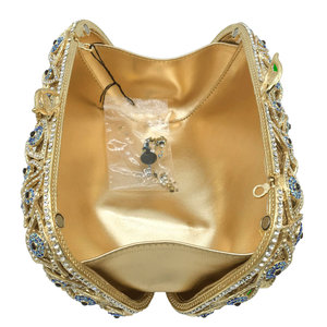 Sac de soirée de luxe JIANUO Crystal Eyes orné de diamants, sac de soirée œil de diable en diamant - Product Image 4