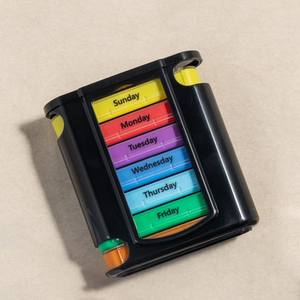 Promotion Pilulier en Plastique de Haute Qualité à 28 Compartiments Distributeur de Médicaments sur 7 Jours Boîte de Rangement pour 2 Semaines Fourniture de Soins de Santé - Product Image 1