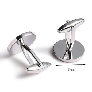 French Style Tuxedo Suit <strong>Shirt</strong> Soft Enamel Round Shape Men Suit Cufflink - Product Image 5