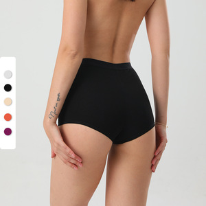 Culotte en coton confortable de couleur unie pour dames, sous-vêtements pour jeunes filles et femmes, slips mignons, vente en gros à bas prix - Product Image 1