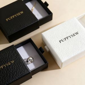 Custom Logo Luxury Eco-Friendly Biodegradable <b>Heavy</b>-<b>Duty</b> Recyclable Jewelry Drawer <b>Box</b> 2mm Paperboard Matt Lamination Embossing - Product Image 2