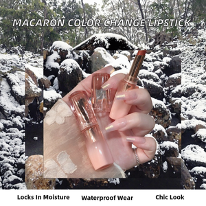 ลิปสติกเปลี่ยนสีตามอุณหภูมิ สูตรแร่ธาตุ ติดทนนาน กันน้ำ บำรุงริมฝีปาก ชุ่มชื้น ปกป้องริมฝีปากจากความแห้งในฤดูหนาว 3.2 กรัม - Product Image 2