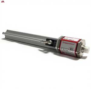 Capteur de déplacement linéaire Temposonics série R RPK1000MD531P102 en acier moulé argenté avec fixation magnétique et étanchéité totale - Product Image 1