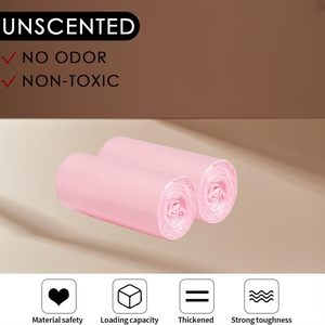 Bolsas de Basura Portátiles Huamaohengchun de 2-4 Galones, Bolsas de Basura Pequeñas Tipo Chaleco Reforzadas para Oficina, Cocina, Dormitorio y Más - Product Image 5