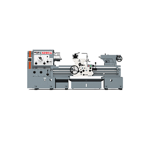 เครื่องกลึงแนวนอน ผลิตในจีน ความแม่นยำสูง 220V มอเตอร์แบบแมนนวลสำหรับงานโลหะ - Product Image 2