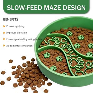 2026 Eco-Friendly 2-in-1 Dog Lick <b>Mat</b> Silicone Slow Feeder Bowl with 700ml Capacity for Travel & Outdoor Use - Product Image 5