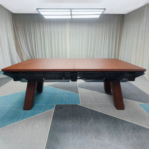 Table de <span class=keywords><strong>billard</strong></span> de luxe <span class=keywords><strong>pour</strong></span> la maison avec pieds et tiroirs en verre cristal, table de <span class=keywords><strong>billard</strong></span> de style villa de 8 pieds avec plateau de tennis, chaises et bancs - Product Image 6
