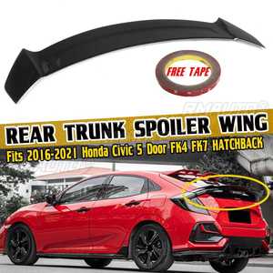 สปอยเลอร์หลังคาท้ายรถยนต์สำหรับ Honda Civic 5 ประตู FK4 FK7 HATCHBACK ปี 2016-2021 ปี 2007 2008 - Product Image 1