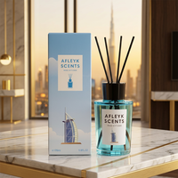 Diffuseur à bâtonnets de luxe arabe extraordinaire Top Trend 170 ml pour parfumer l'espace et améliorer l'humeur