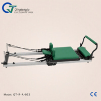 Machine de Pilates Reformer pliable en aluminium léger avec ressorts réglables pour la maison et le studio de fitness