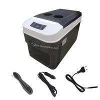 Nevera Portátil de 12 Voltios CC para Vehículo, Refrigeradores Eléctricos, Mini Nevera Congeladora para Auto