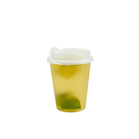 Fabrication à prix réduit Gobelets en plastique jetables pour smoothie, jus de thé Boba, 12oz 16oz 24oz