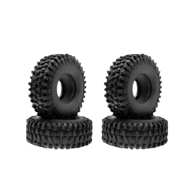 RC Crawler Rubber Tires With Metal Rim for 1/8 RC Rock Crawler Traxxas TRX-4 TRX-6 Axial Scx10 90046 RC4WD RC Car Parts