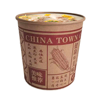 Tasse à soupe en papier kraft jetable étanche de qualité alimentaire à emporter bol à soupe profond et chaud avec logo d'impression personnalisé