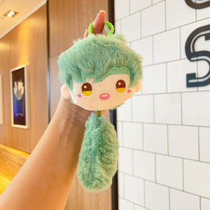 Nouvelle poupée en peluche de 6 pouces, style <span class=keywords><strong>TikTok</strong></span>, motif <span class=keywords><strong>renard</strong></span>, pendentif, porte-clés, jouet en peluche, vente en gros - Product Image 5