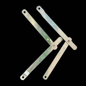 Support de porte pliante à deux sections Hw 260 mm en acier au carbone pour meubles et armoires - Product Image 2