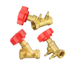 DN15 DN50 일반 적용용 수동 황동 밸런싱 밸브 배수 밸브 파이프 피팅 수압 조절기 밸브 - Product Image 1
