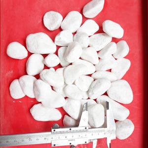 Piedra de guijarro para decoración, piedra blanca nieve, 10-20mm, 20-30mm, 30-50mm, 50-80mm - Product Image 3