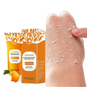 Gel Esfoliante Personalizzato all'Enzima d'Arancia 100g per il Viso, Rimuove le Cellule Morte, Pulisce in Profondità, Illumina il Tono della Pelle, Restringe i Pori - Product Image 1
