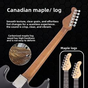 <span class=keywords><strong>Guitare</strong></span> électrique d'entrée <span class=keywords><strong>de</strong></span> gamme <span class=keywords><strong>de</strong></span> 39 pouces avec micro simple et double Instrument <span class=keywords><strong>de</strong></span> rock solide adapté aux débutants en érable en <span class=keywords><strong>vente</strong></span> - Product Image 4