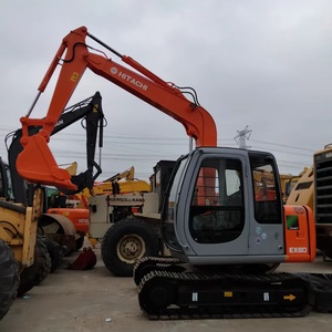 Mini-excavatrice pour la manutention des matériaux, Hitachi Zx60 EX60 d'occasion, excavatrice fiable de 6 tonnes - Product Image 6