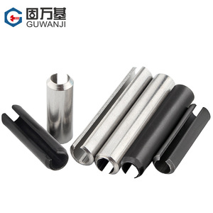 Goupilles à ressort en acier inoxydable Guwanji M4 M5, goupilles cylindriques creuses fendues pour l'industrie de la construction - Product Image 1