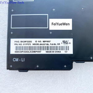 Clavier d'ordinateur portable 01YP372 Vente en gros Original pour <span class=keywords><strong>Lenovo</strong></span> <span class=keywords><strong>Thinkpad</strong></span> T490 T480s L380 <span class=keywords><strong>L480</strong></span> E485 E485 US GR DE UK BL CLAVIERS Internes - Product Image 5