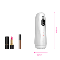 OEM KI-App-gesteuerter 6-in-1 Automatischer Masturbator für Männer mit Teleskop-Saugfunktion, Heizung und LCD-Display – Sexmaschine für Erwachsene von PleasureHub