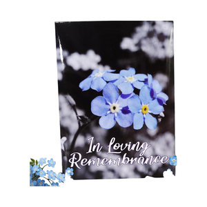 20 Stück Premium Vorgefüllte Vergissmeinnicht-Päckchen für Trauerdekorationen, Lebensfeiern und Gedenkblumentöpfe - Product Image 2